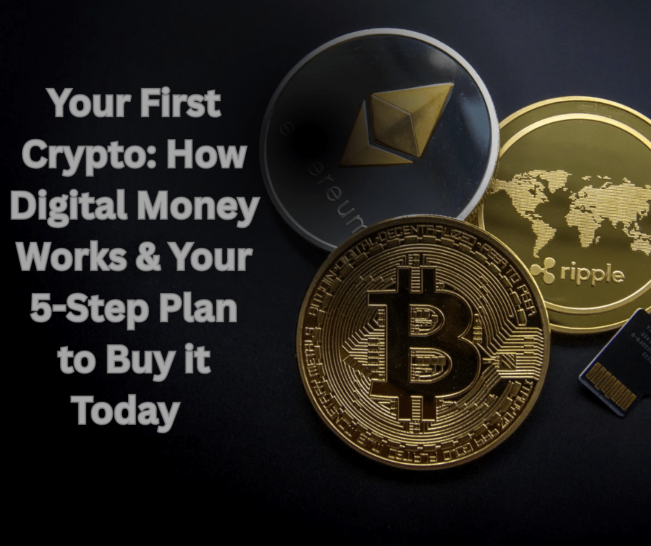 Your First Crypto: How Digital Money Works & Your 5- Step Plan to Buy it Today